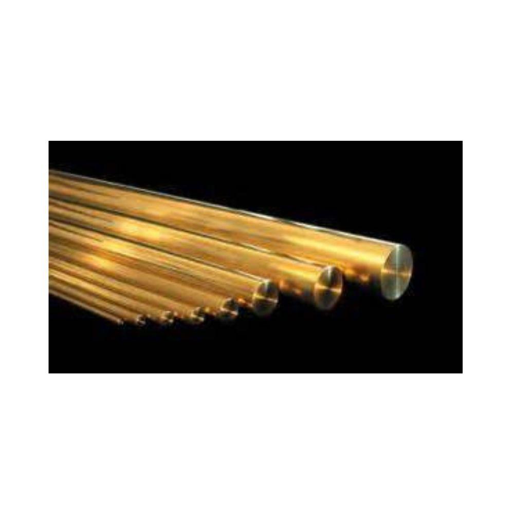 KS Metals Round Brass Rod 3.5Mm Di X300Mm 3Pcs