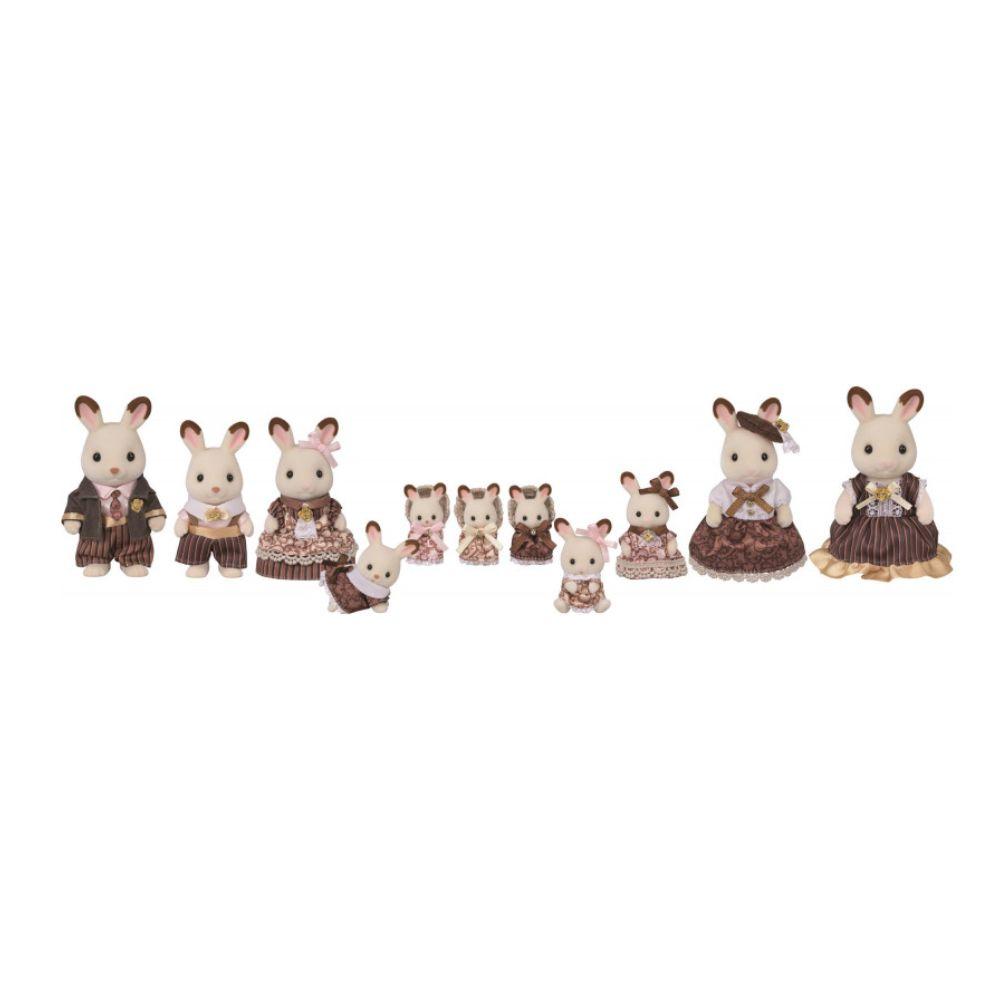 Sylvanian Families Chocolate Rabbit Family Anniversary Set