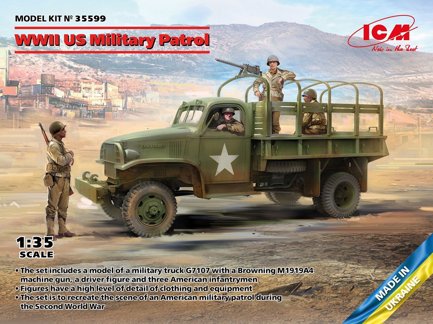 ICM 1:35 WWII US Military Patrol