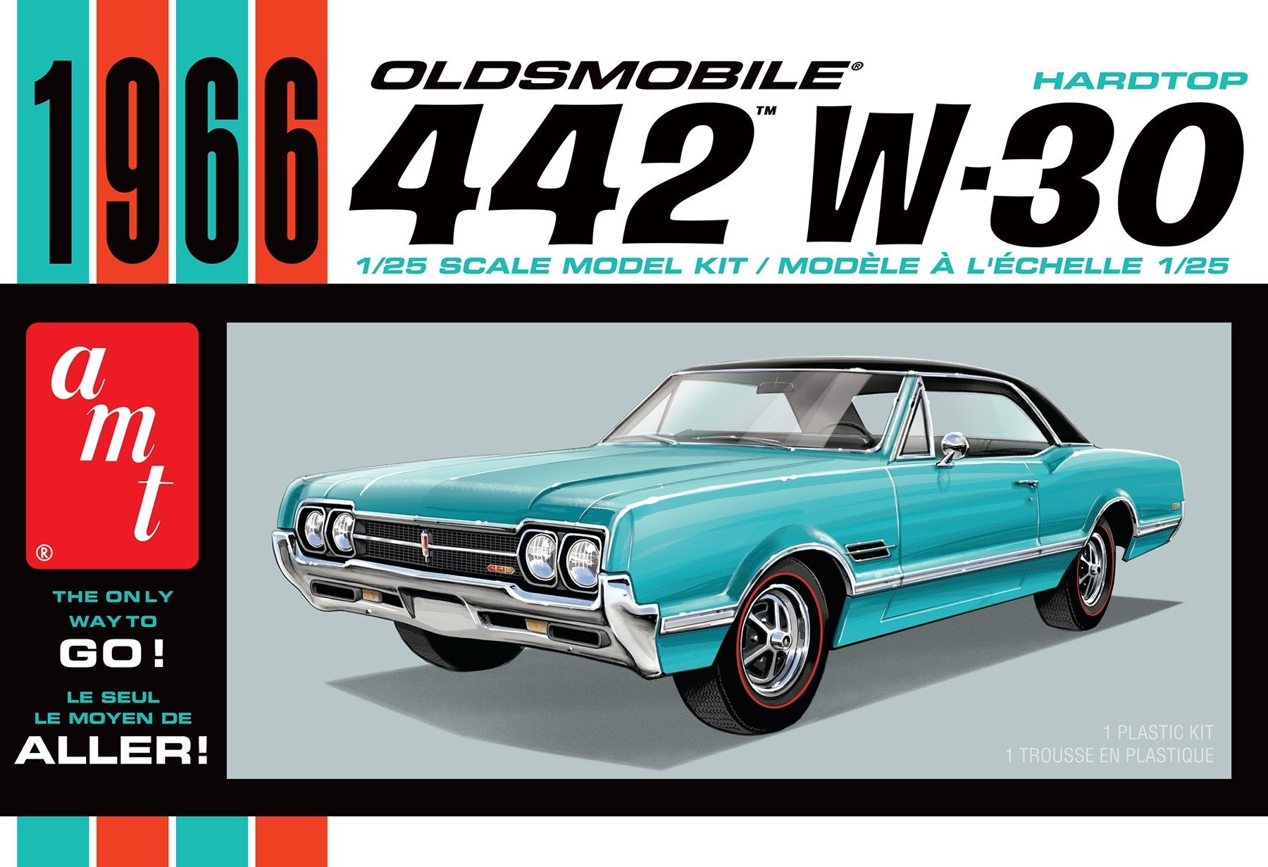 AMT 1:25 1966 Olds 442 Hardtop