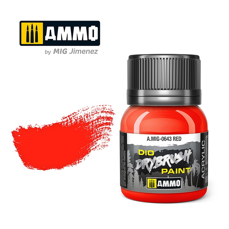 Ammo Drybrush Red 40ml