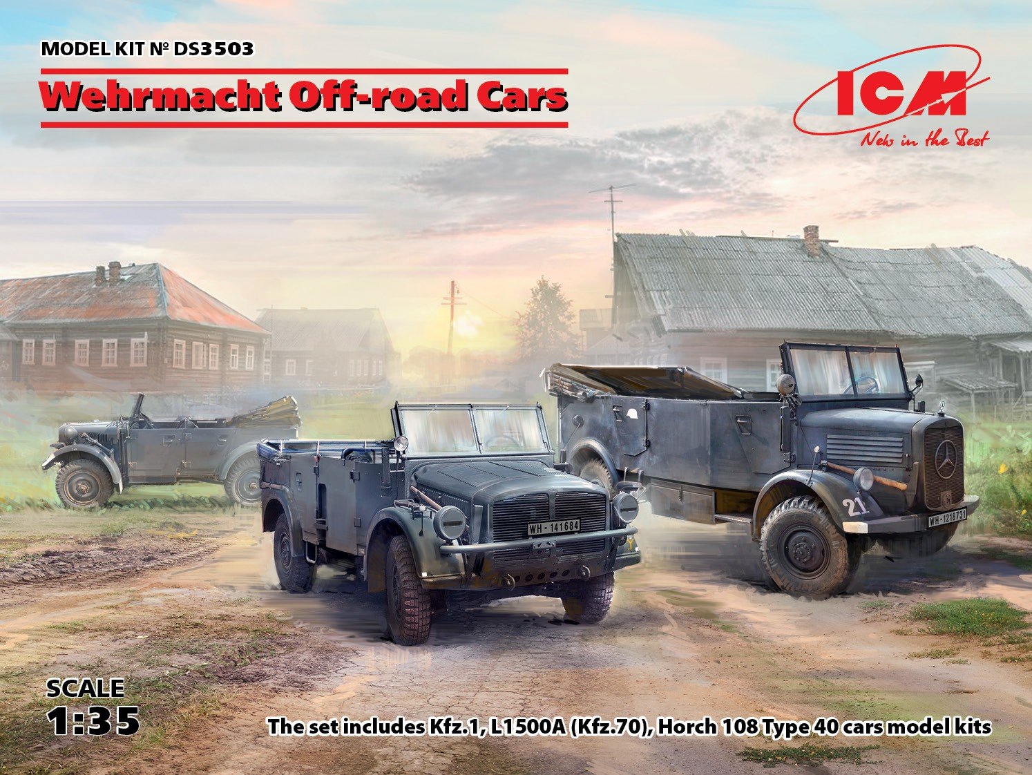 ICM 1:35 Wehrmacht Off-Road Cars