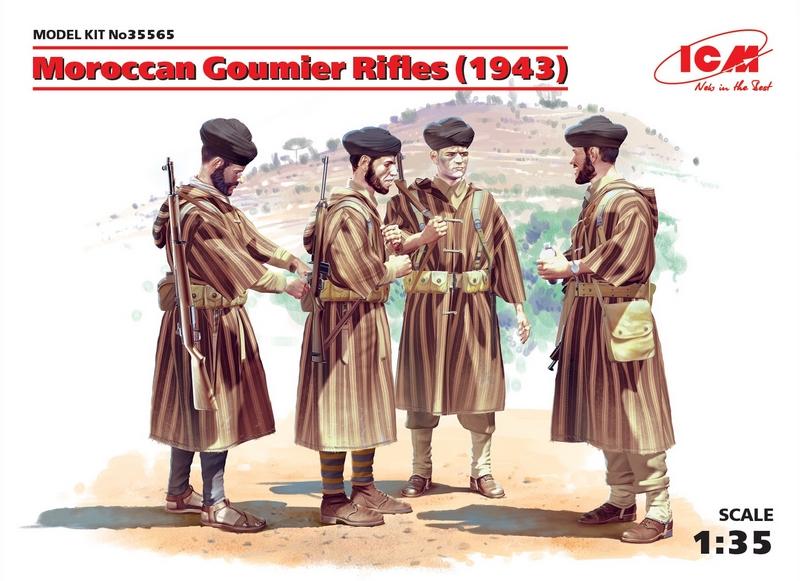 ICM 1:35 Moroccan Goumier Rifles (1943)-4