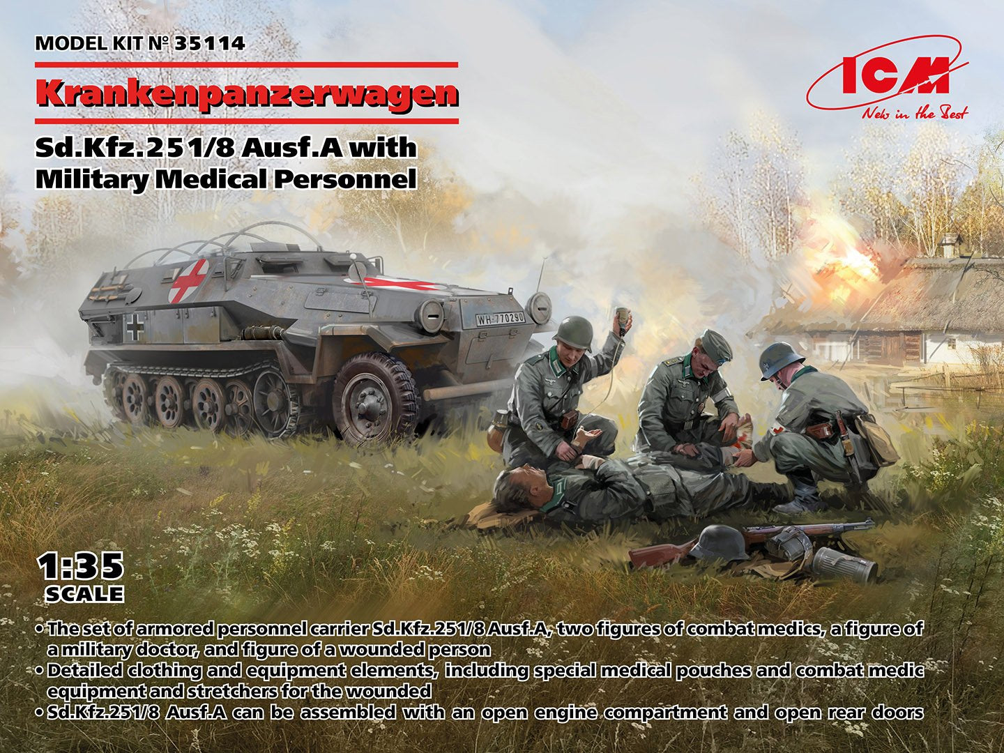 ICM 1:35 Sd.Kfz.251/8 Ausf.A