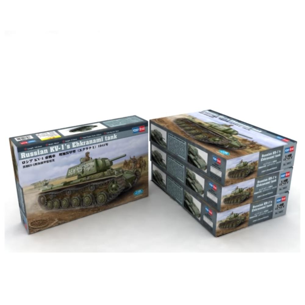 Hobbyboss 1:48 Russian Kv -1'S EhkranamiTank