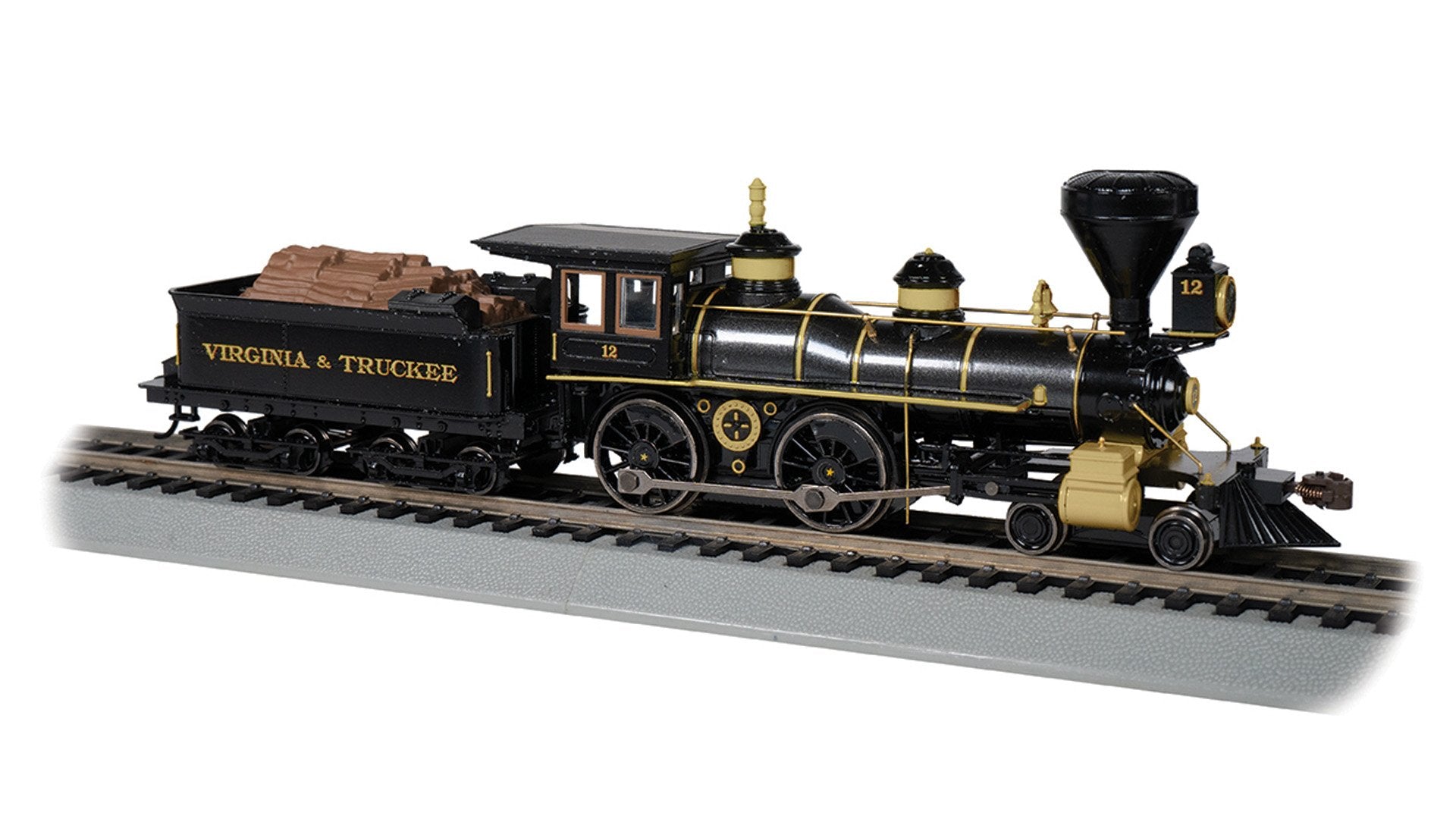 Bachmann Virginia & Truckee RR, American4-4-0 Loco w/DCC. HO Scale