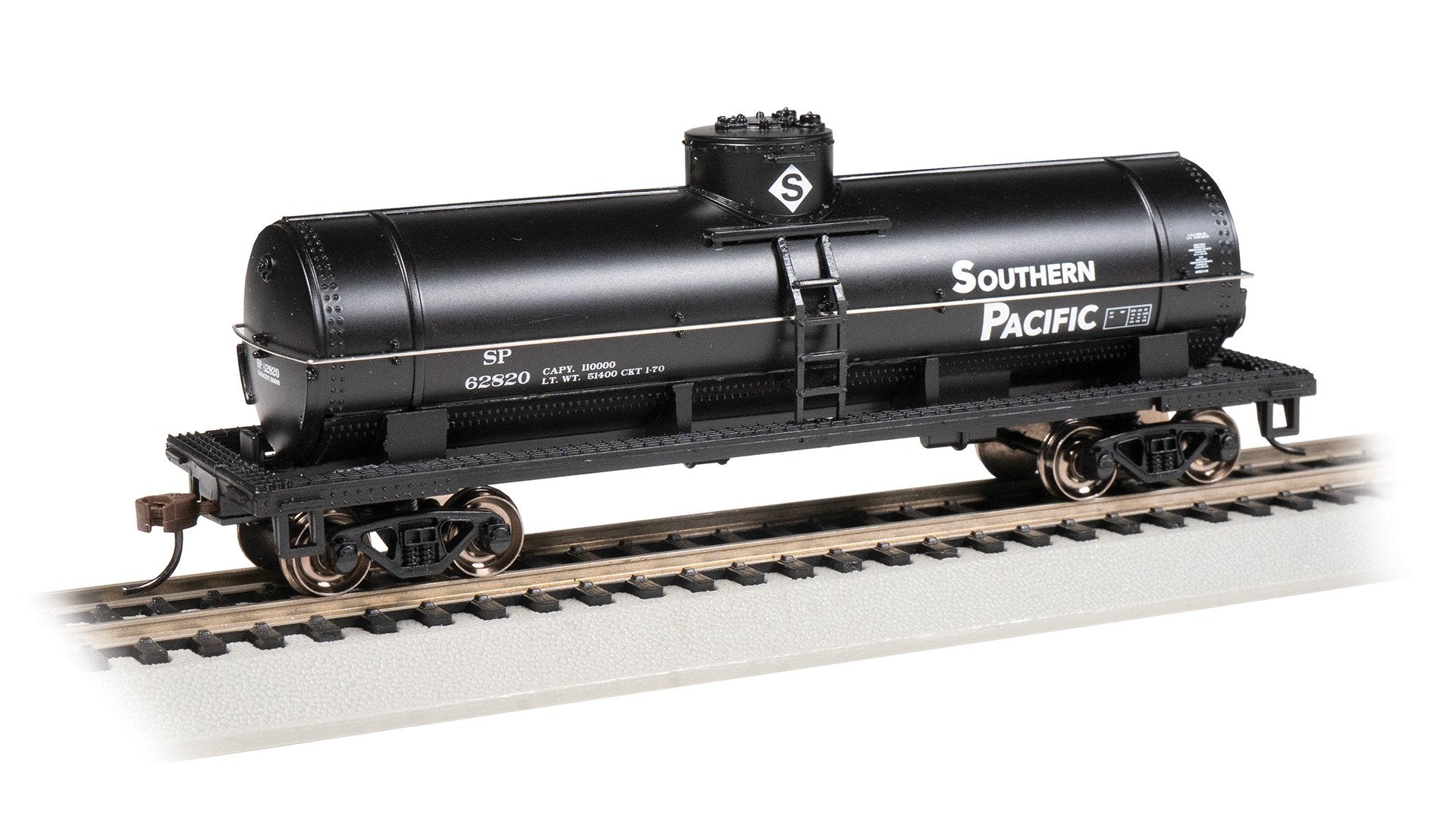 Bachmann Southern Pacific #62820 40ft Single-Dome Tank Car. HO Scale