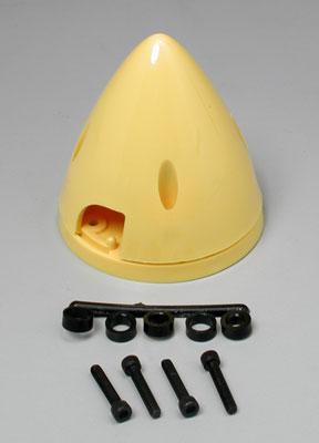 Dubro Spinner Plastic 2-3/4 Inch Yellow