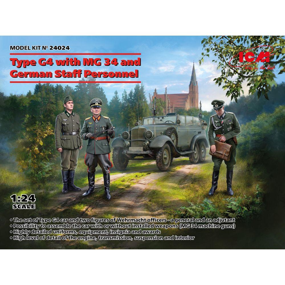ICM 1:24 Type G4 with MG 34 and German Staff