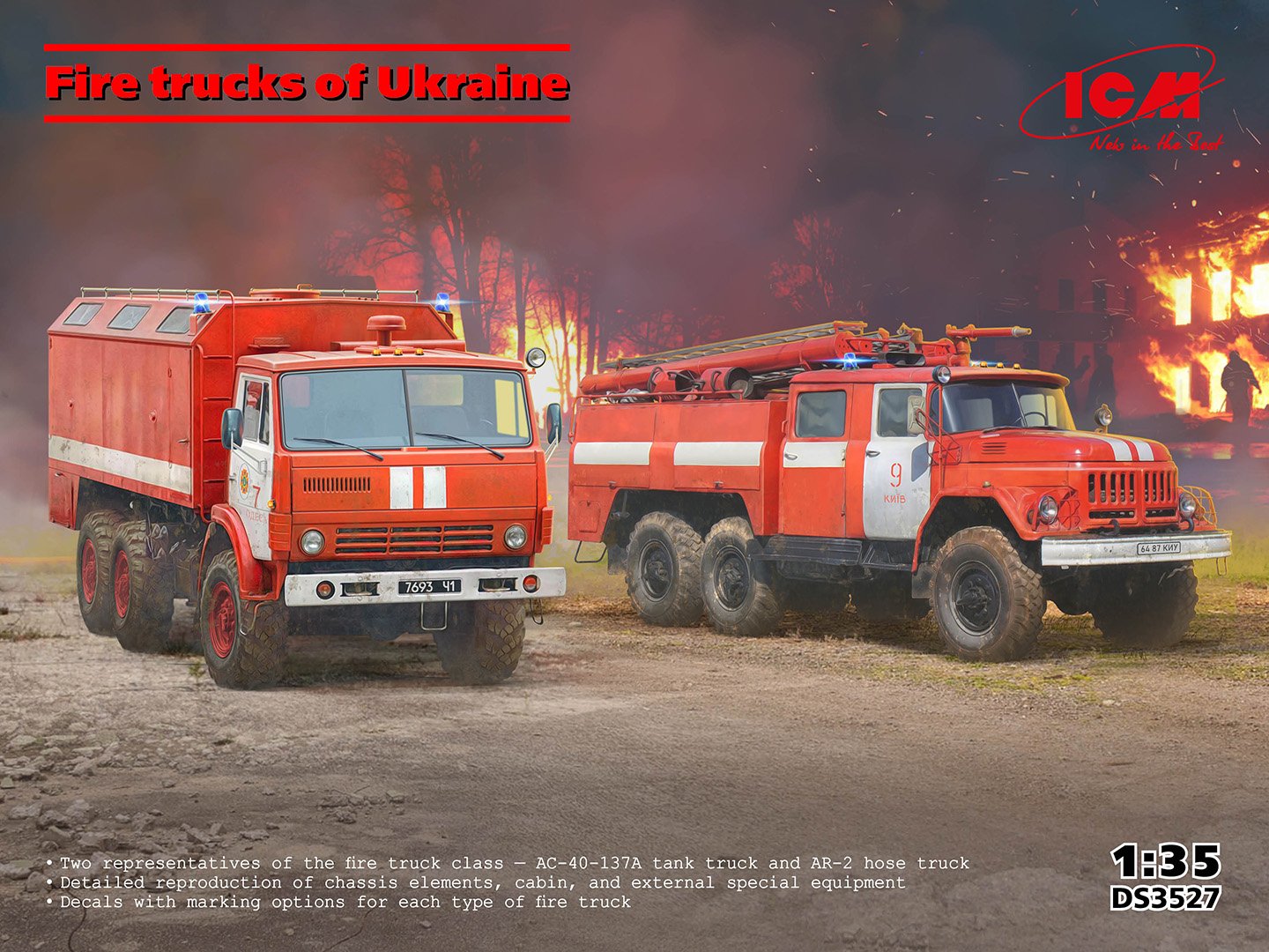 ICM 1:35 Fire Trucks of Ukraine