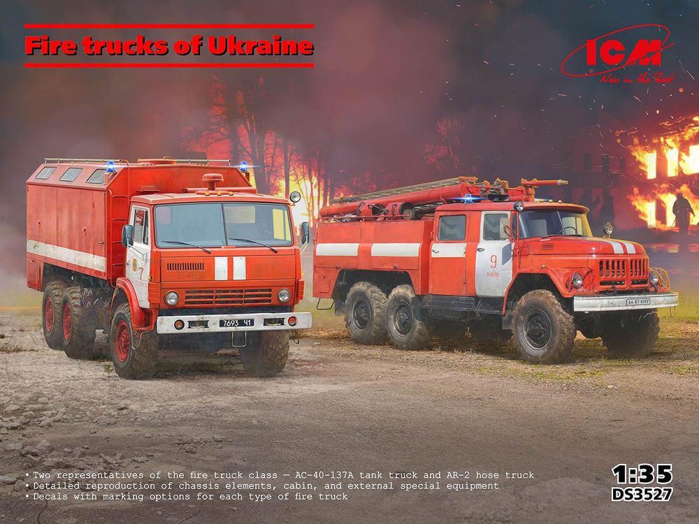 ICM 1:35 Fire Trucks of Ukraine