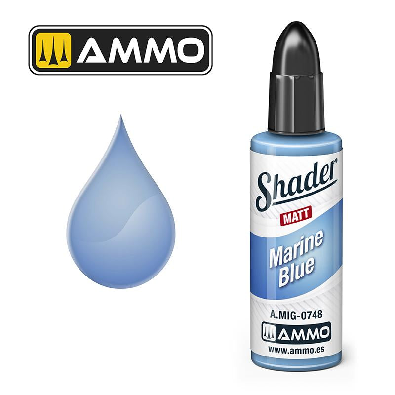 Ammo Matt Shader Marine Blue 10ml