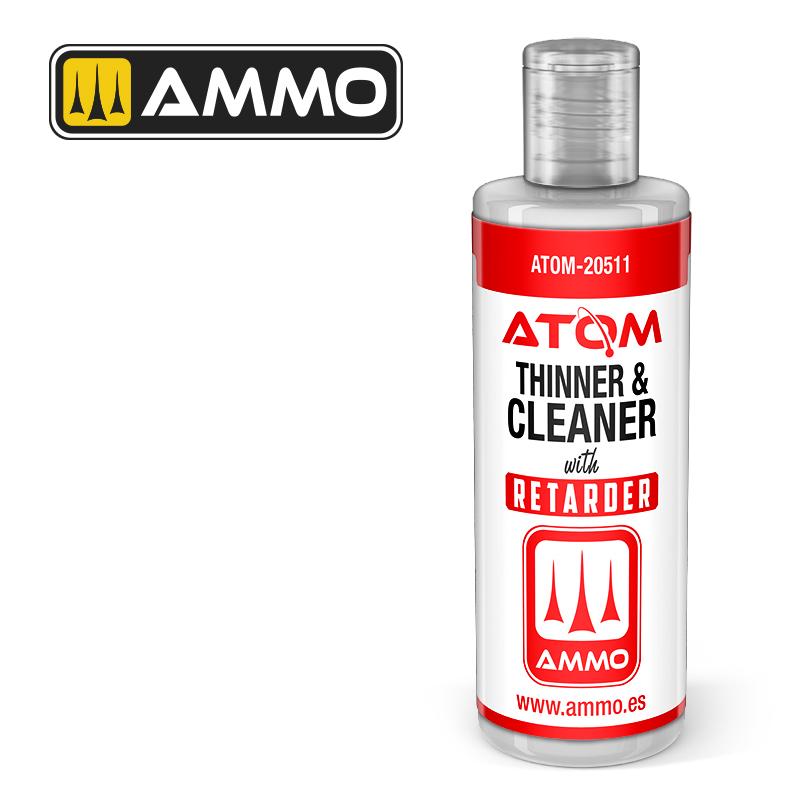 ATOM Thinner, Cleaner with Retarder 60ml