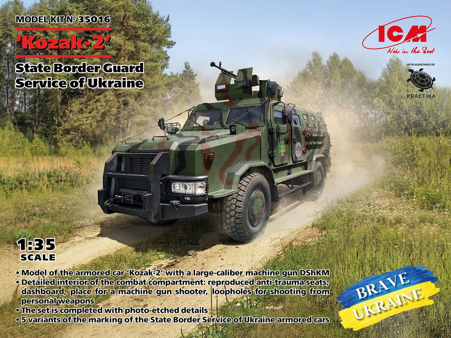 ICM 1:35 Kozak 2 State Border Guard Service