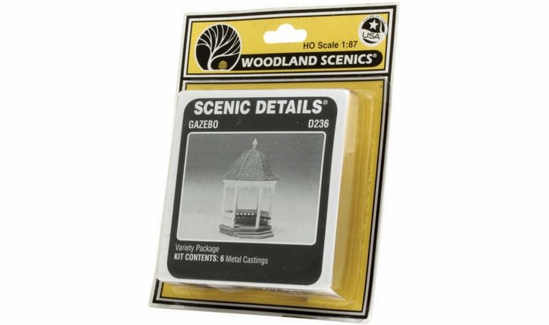 Woodland Scenics Gazebo Sc Details, HO Scale