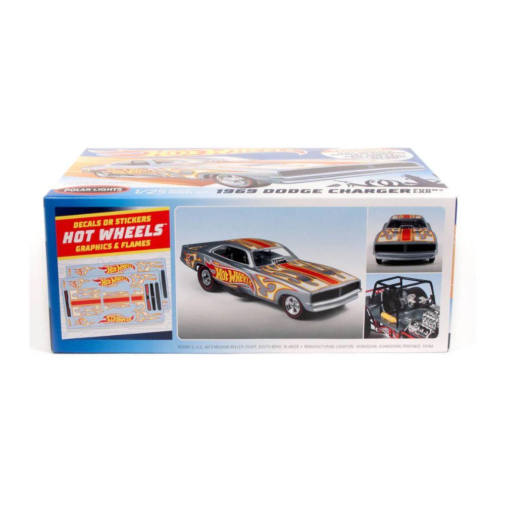 Polar Lights 1:25 1969 Dodge Charger Funny Car Hot Wheels