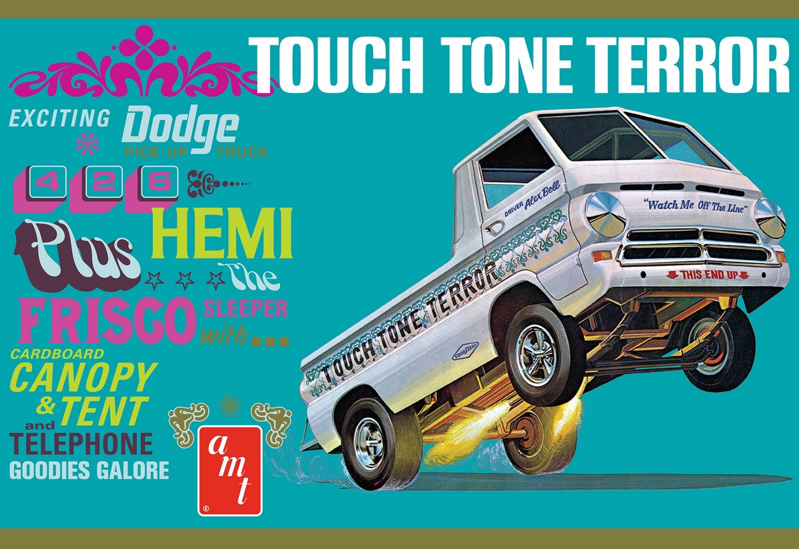 AMT 1:25 1966 Dodge A100 Pickup "Touch Tone Terror"