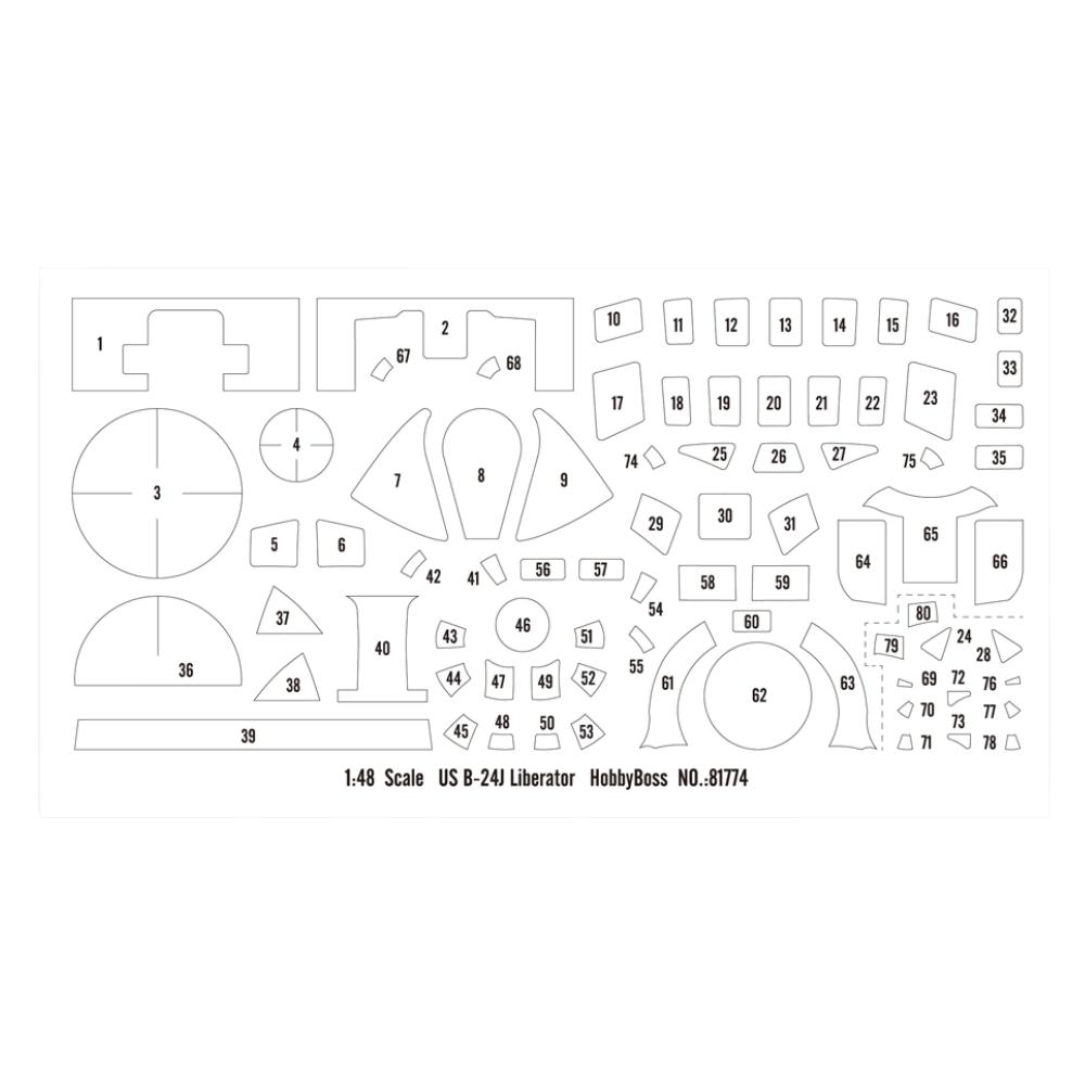 Hobbyboss 1:48 US B-24J Liberator