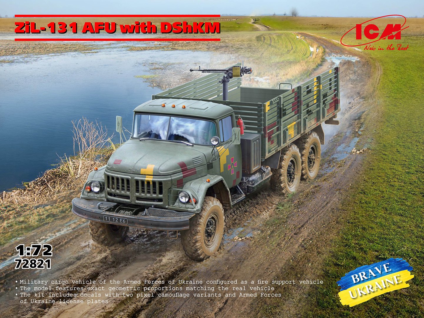 ICM 1:72 ZiL-131 AFU with DshKM