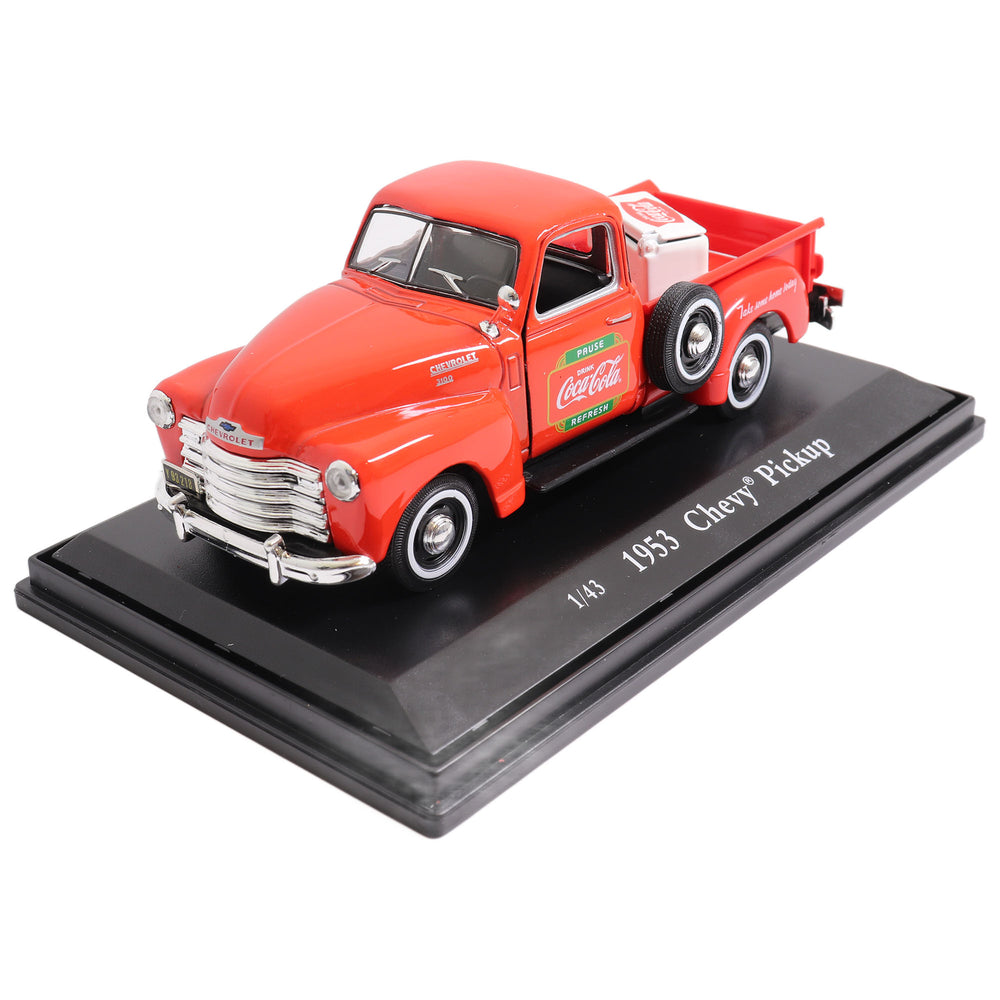 Motorcity Classics 1:43 1953 Chevy  Pickup w/  metal cooler