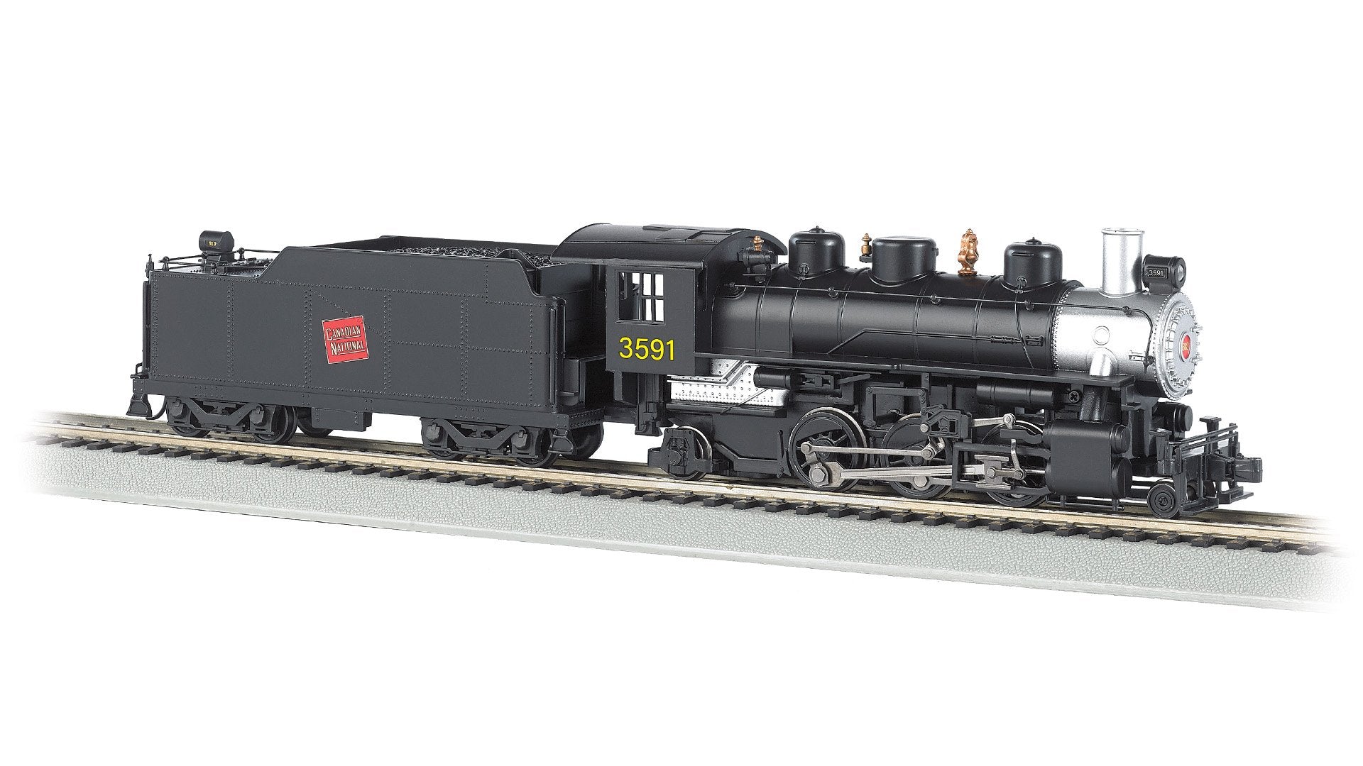 Bachmann Canadian National #3591 HO Scale Prairie 2-6-2 Steam Loco