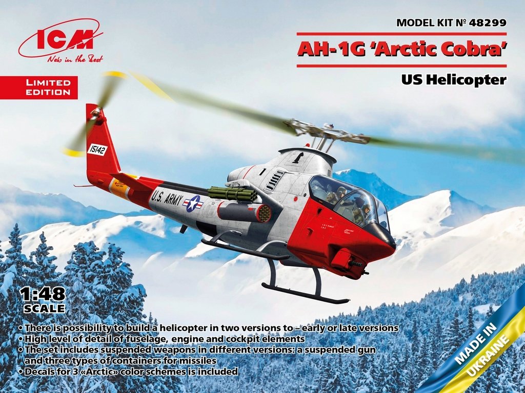 ICM 1:48 AH-1G Arctic Cobra