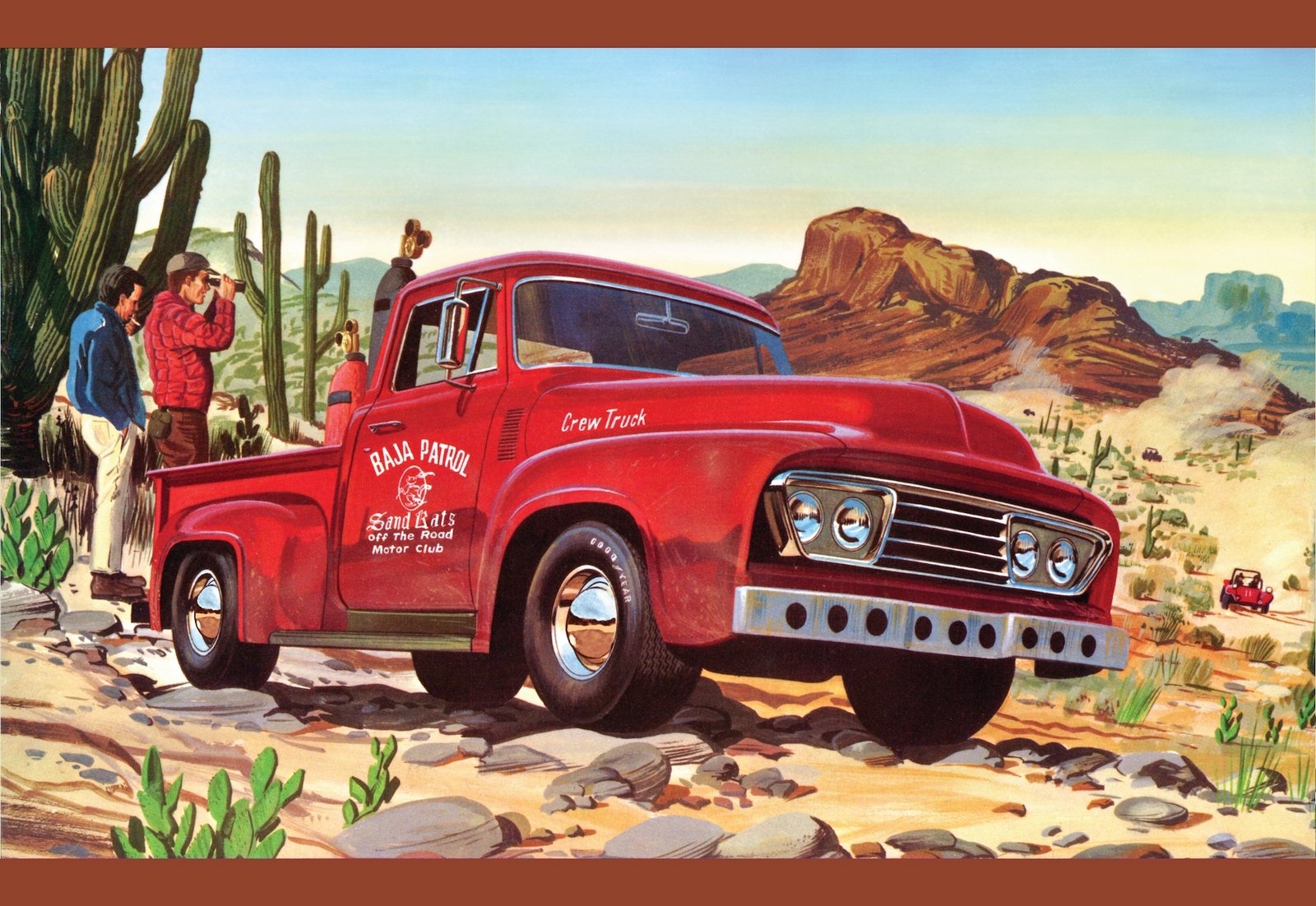 AMT 1:25 1953 Ford Pickup Baja Patrol