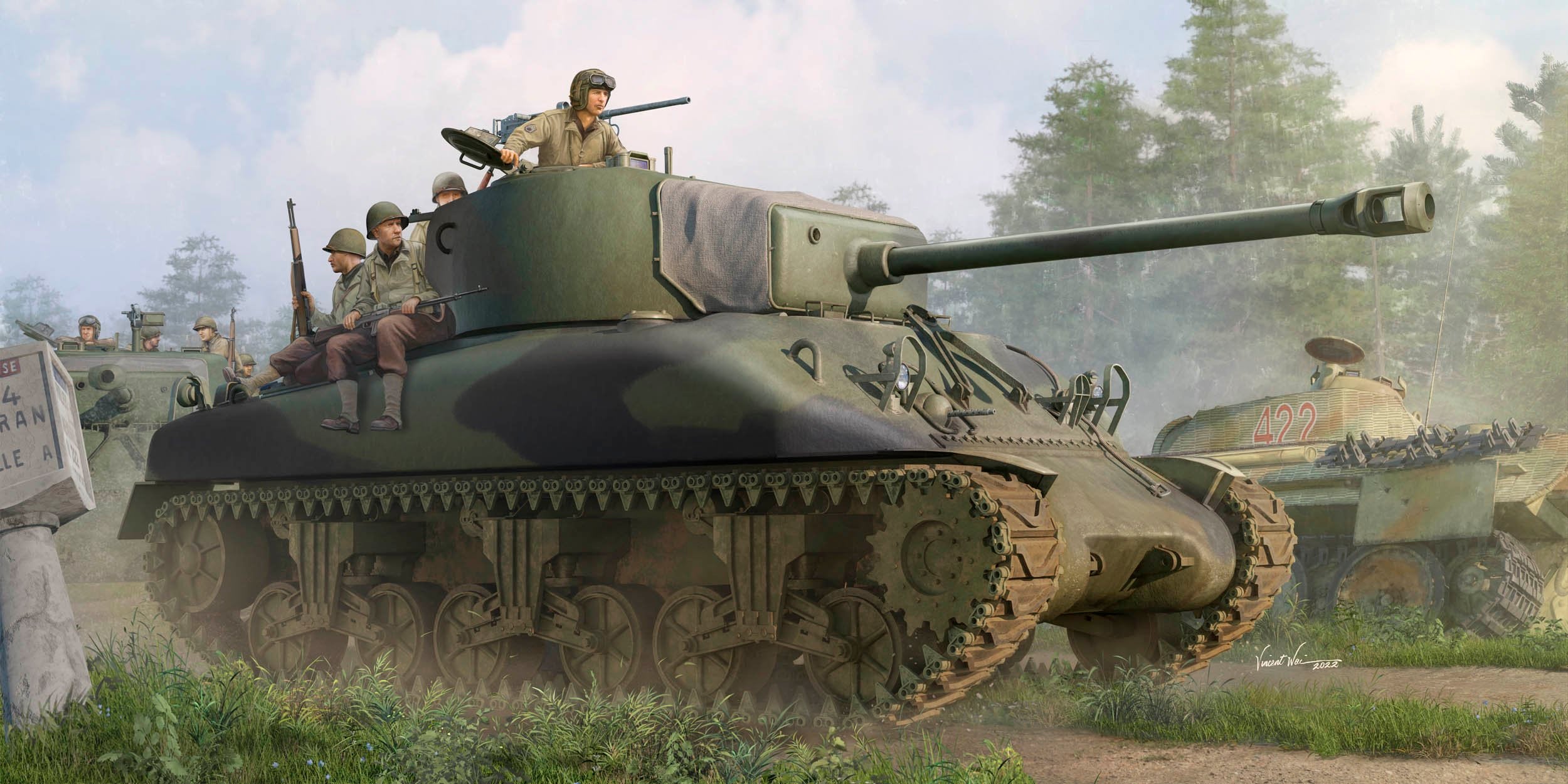 I Love Kit 1:16 M4A1(76)W Med Tank