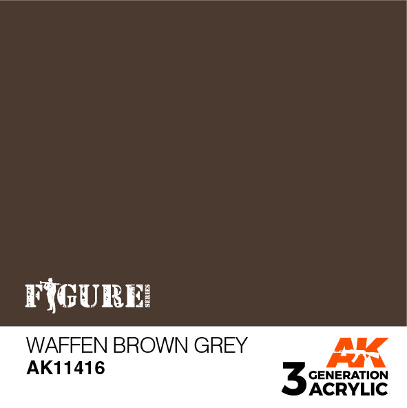 AK Interactive Acrylic Waffen Brown Grey