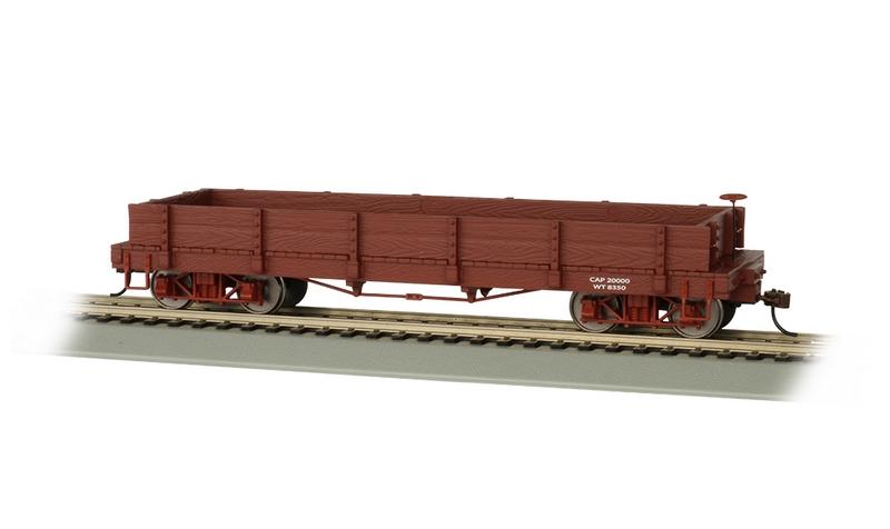 Bachmann Wood Gondola Oxide Red Data Only. On30 Scale