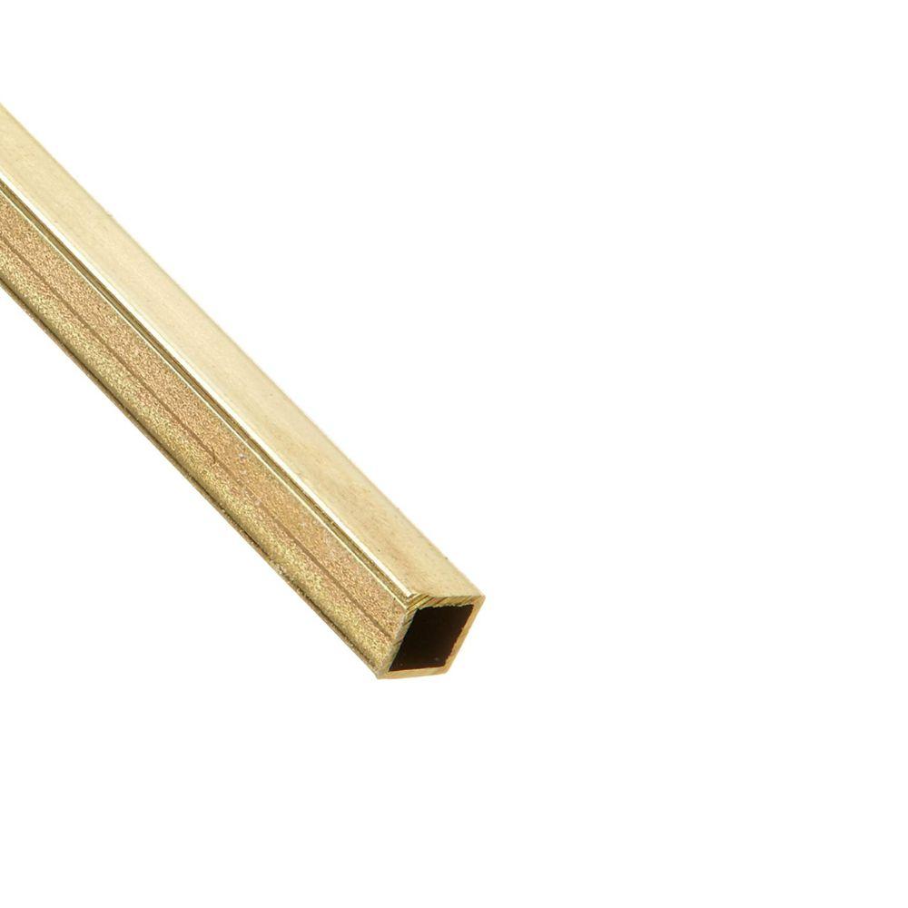 KS Metals 12 Square Brass 1/4 1Pc