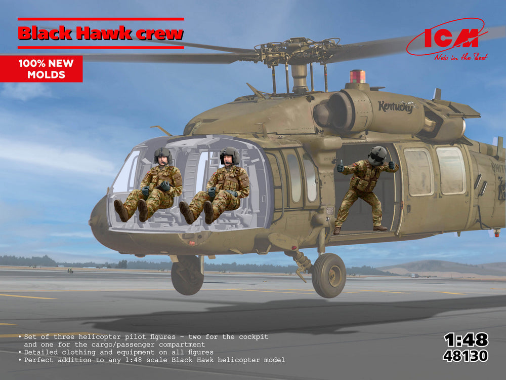 ICM 1:48 Black Hawk Crew (3)