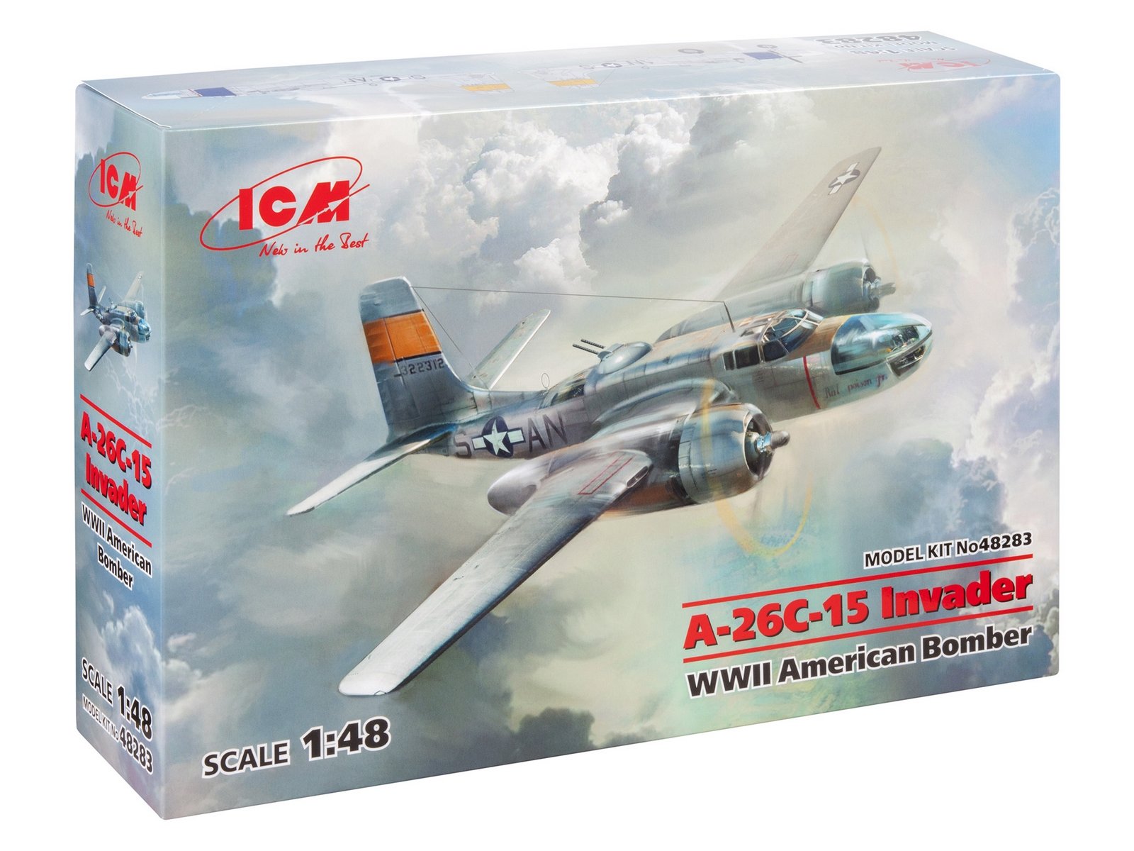 ICM 1:48 A-26C-15 Invader U.S. Bomber