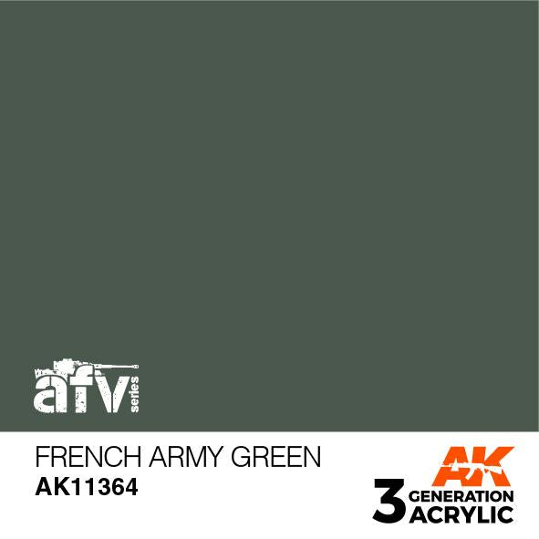 AK Interactive Acrylic French Army Green