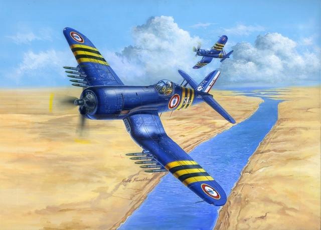 Hobbyboss 1:48 F4U-7 Corsair Fren