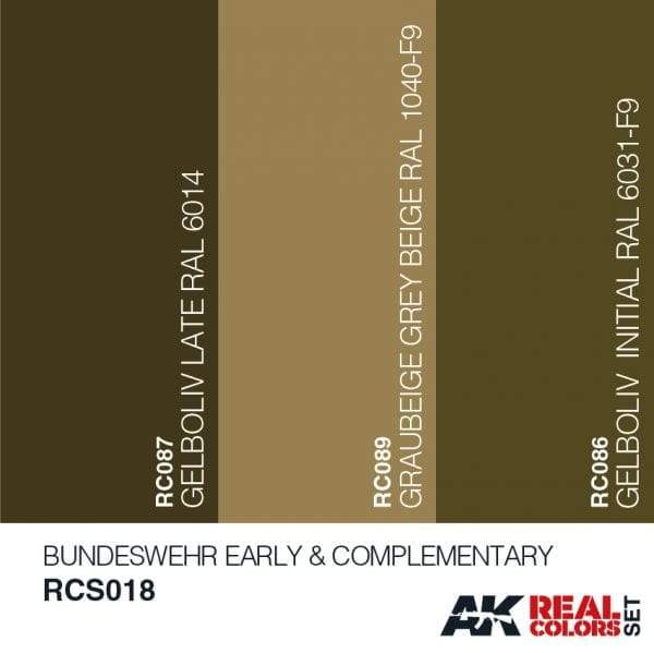 AK Interactive Real Colours Bundeswehr Early & Complementary Set