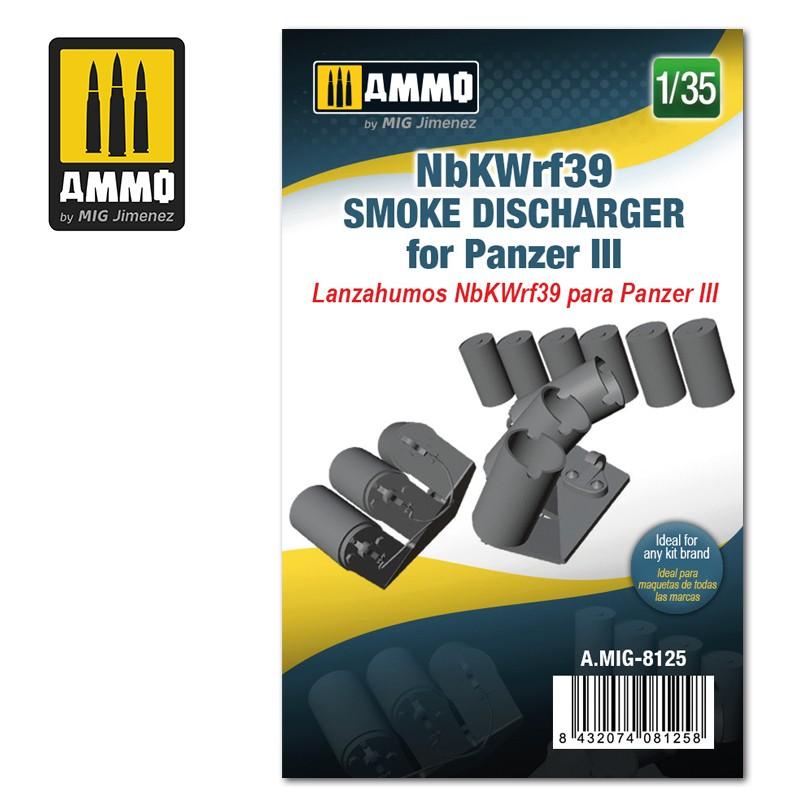 Ammo 1:35 NbKWrf39 Smoke Discharged for:Panzer III