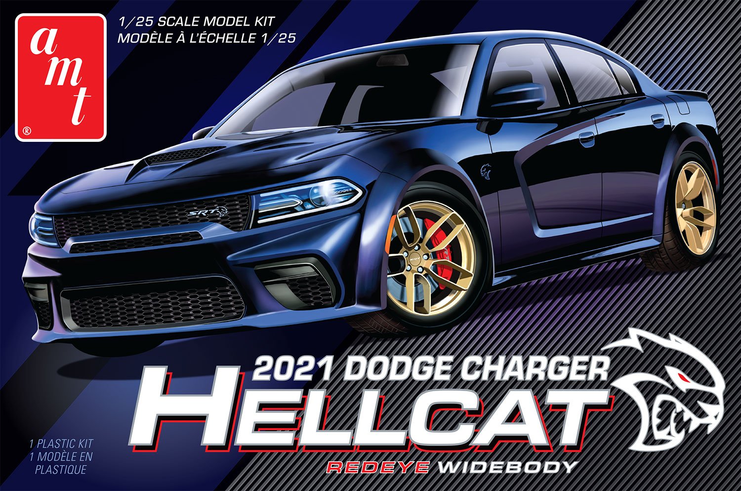 AMT 1:25 2021 Dodge Charger Hellcat