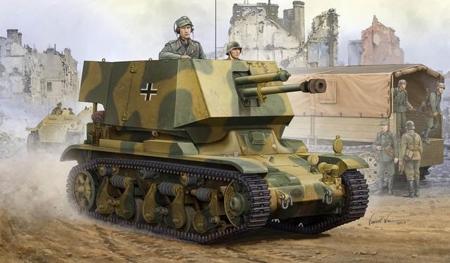 Hobbyboss 1:35 4.7 Cm Pak(T) Sfl. auf Fgst.Pz.Kpfw.35R 731 (f)