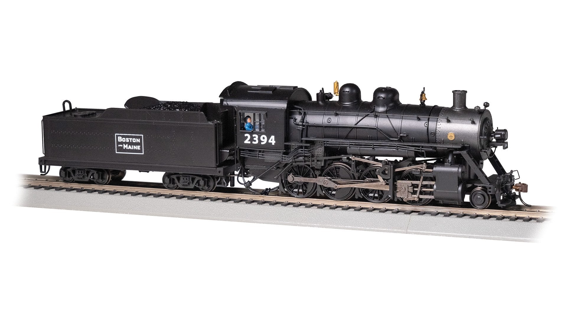 Bachmann Boston & Maine #2394 Baldwin 2-8-0 Consol. Loco w/DCC. HO