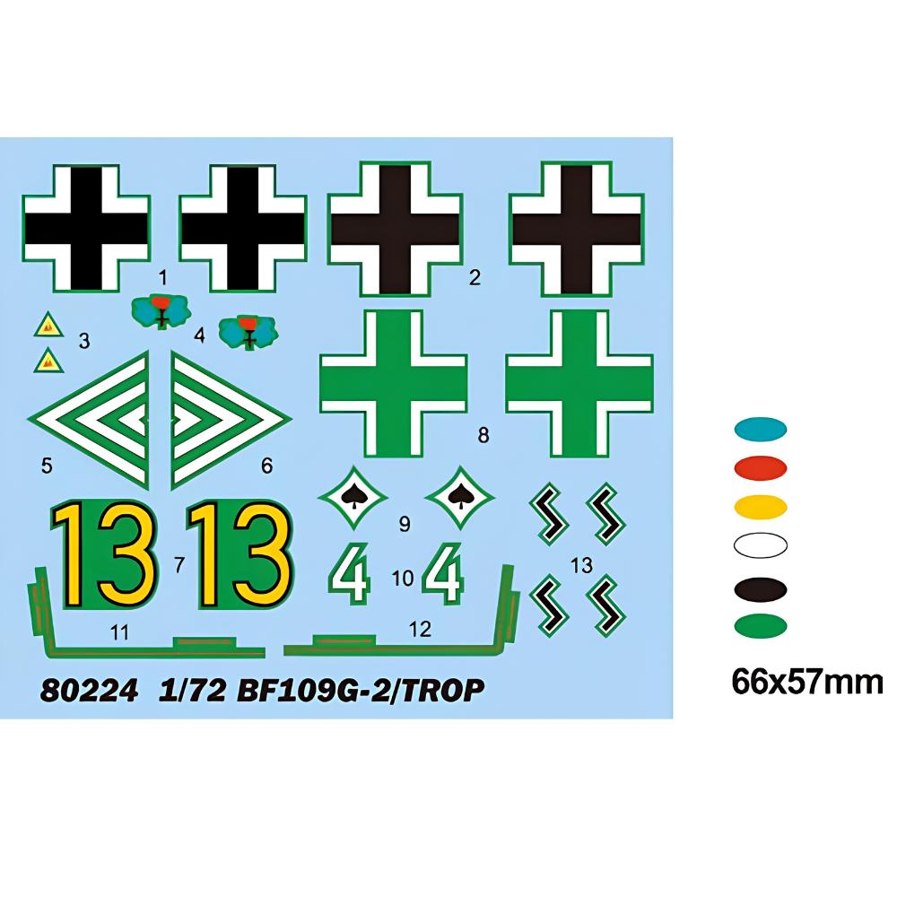 Hobbyboss 1:72 Bf109 G-2/ Trop