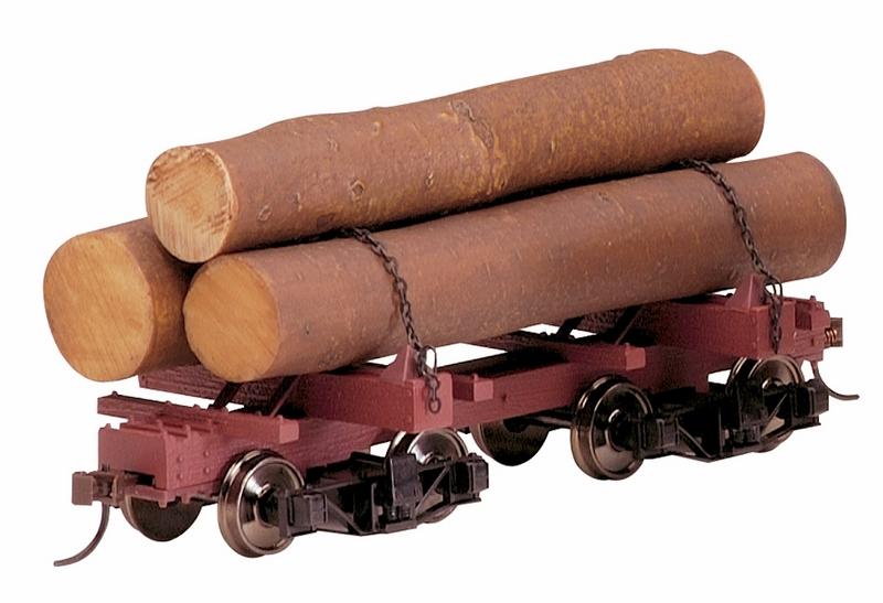 Bachmann Spectrum Skeleton Log Car Pkg 3w/Logs. On30 Scale