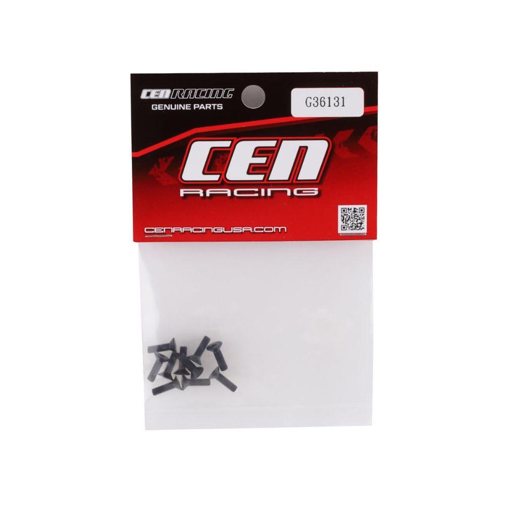 CEN Racing M3x10 Flat Head Hex Socket Screw (10)