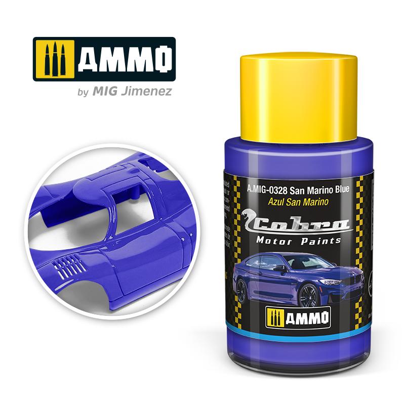 Ammo Cobra Motor San Marino Blue 30ml