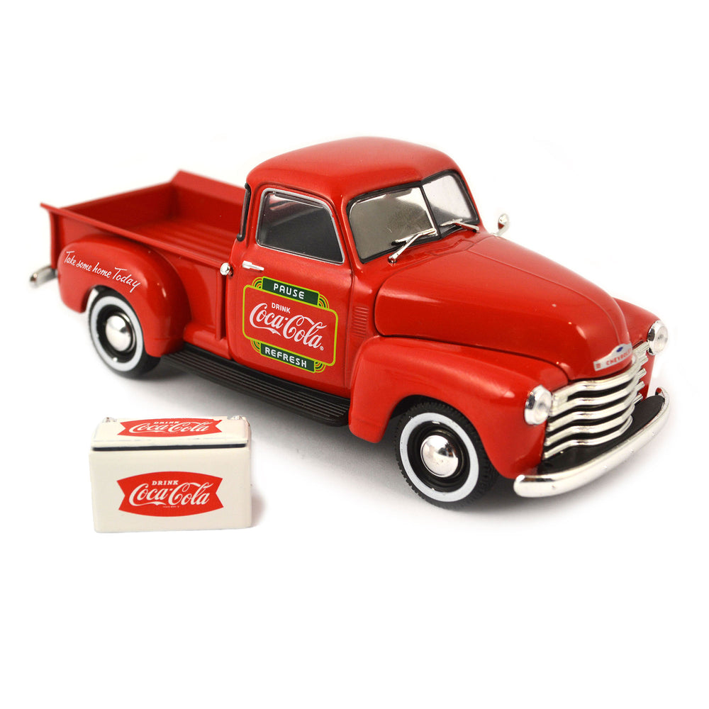 Motorcity Classics 1:43 1953 Chevy  Pickup w/  metal cooler