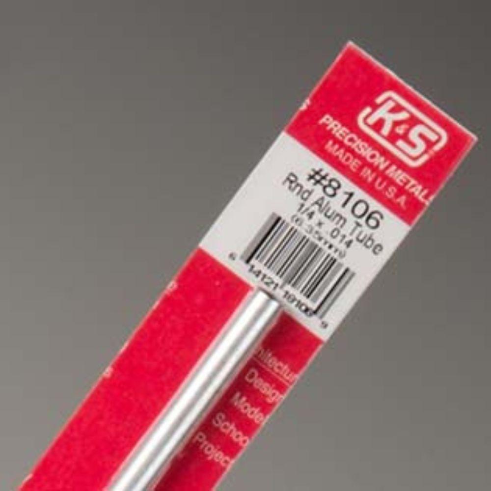 KS Metals 12 Aluminum Tube 1/4 1 Pc