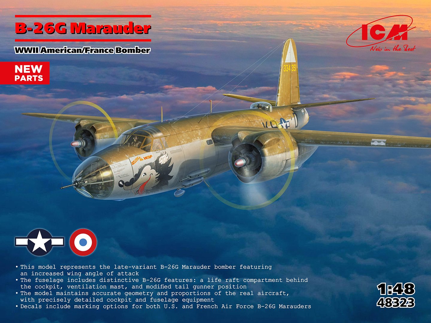 ICM 1:48 B26G Marauder