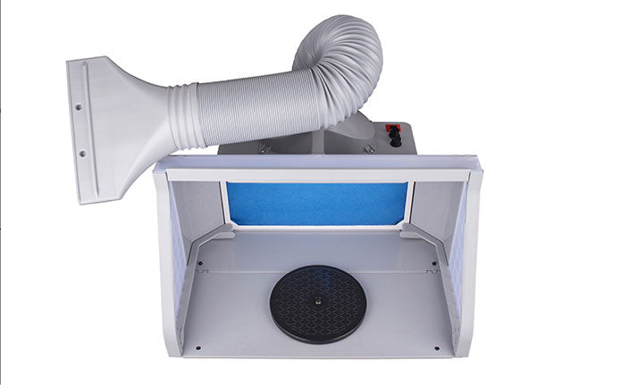 HSeng Spray Booth W/Led Light 55cm DualFans