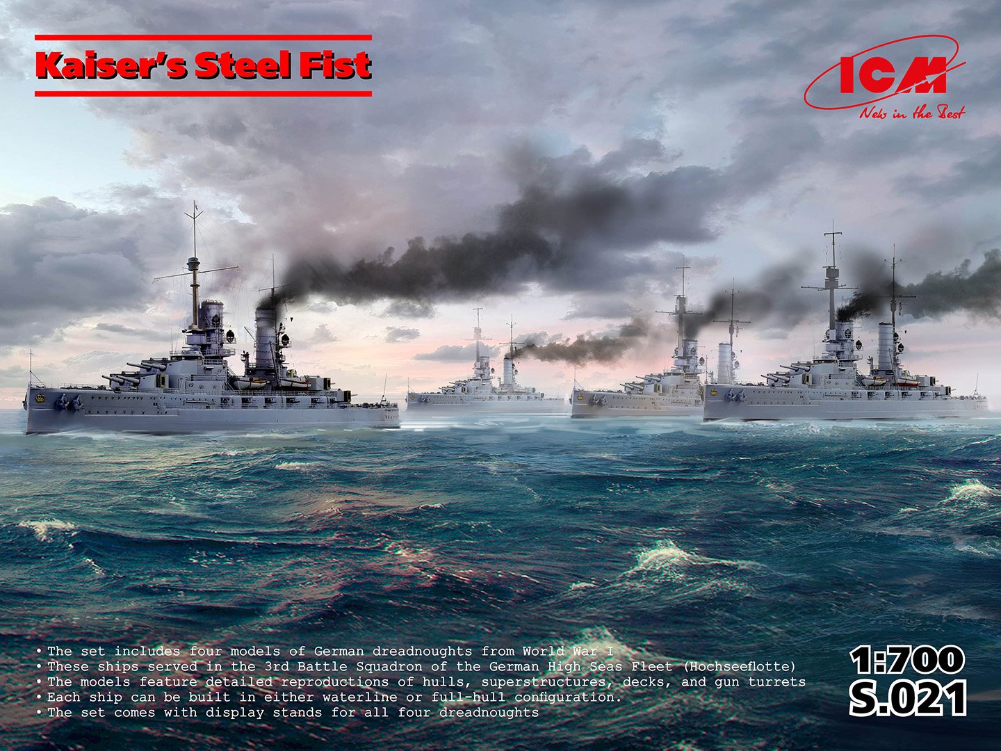 ICM 1:700 Kaiser's Steel Fist