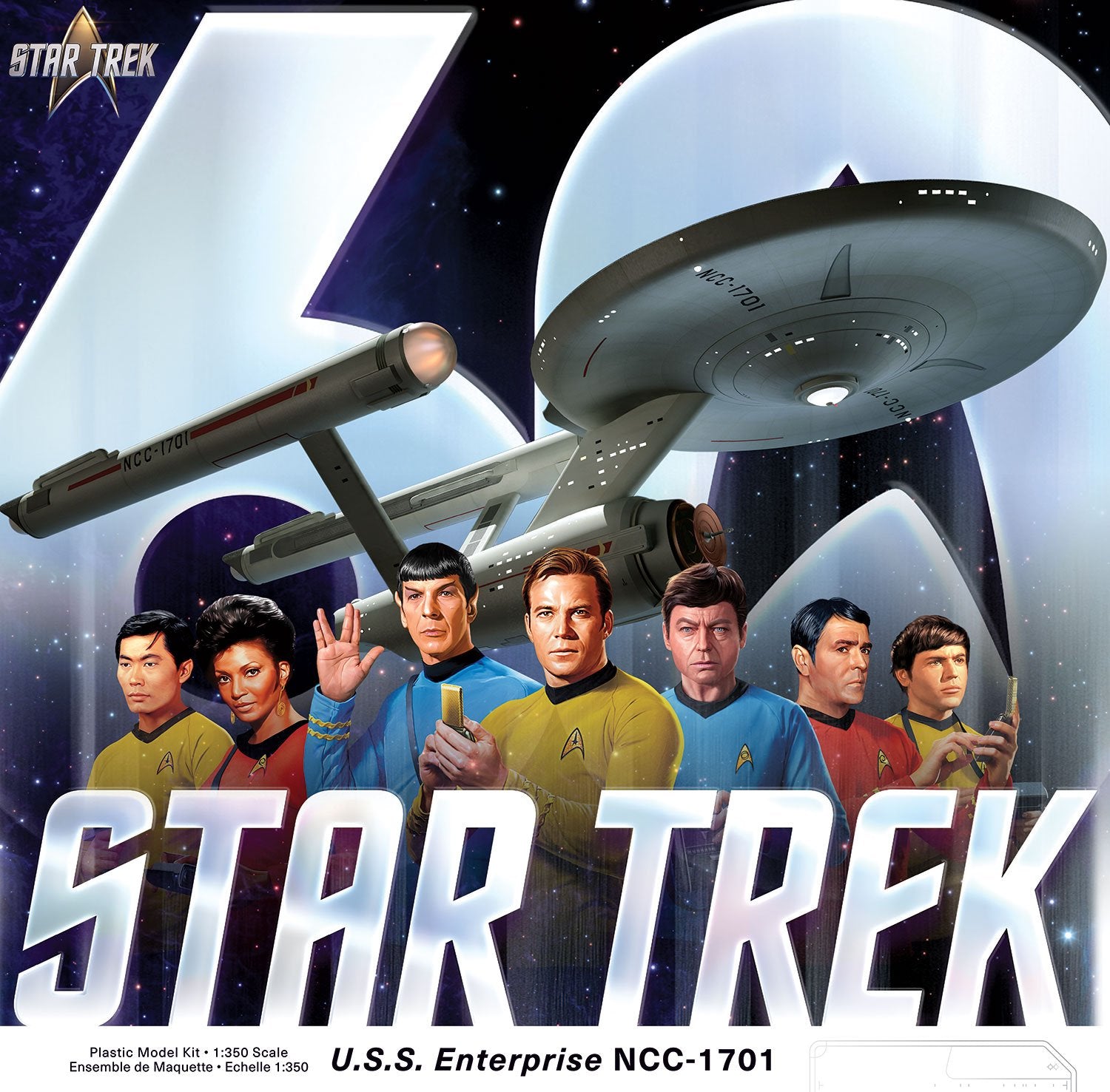 AMT 1:350 USS Enterprise NCC-1701